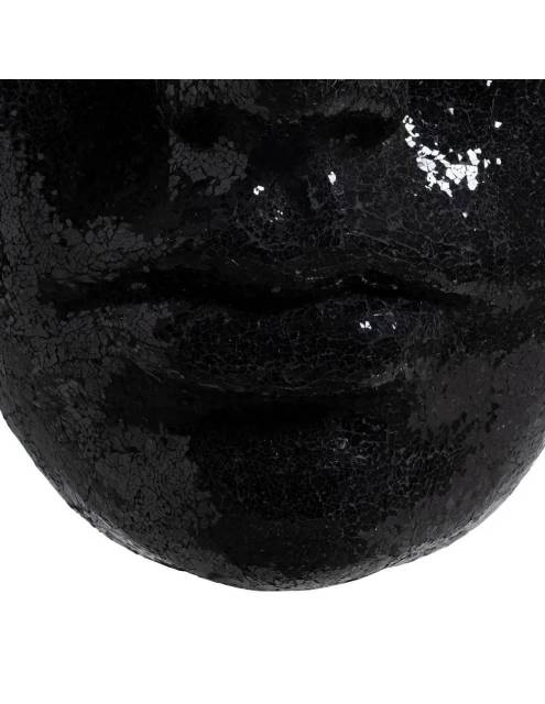 La escultura máscara de fibra de vidrio black es una obra de arte que no pasará desapercibida