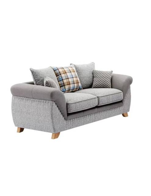 sofá Lancaster gris claro oscuro, un modelo novedoso, cómodo y elegante que hará las delicias de tu familia