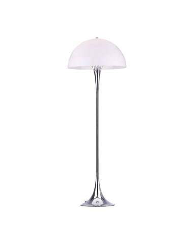 La lámpara de pie Coeruleus blanca es una pieza de diseño que combina el estilo moderno con el clásico.