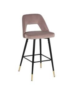 El taburete alto florencia rosa goza de un elegante diseño