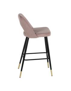 El taburete alto florencia rosa goza de un elegante diseño 2