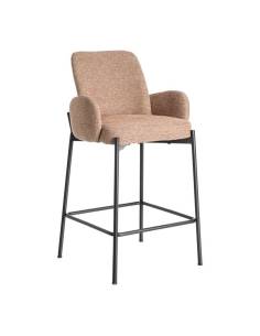 ✨ Taburete alto tapizado rosa jaspeado perfecto para isla de cocina y barra de bar