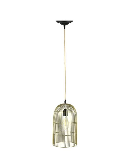 Lámpara Metal Colgante Diseño Jaula. Olivenzo.es