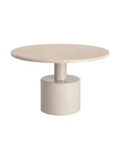 Mesa de Comedor Verona Beige Mármol 120 cm | Diseño Elegante