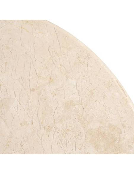 Mesa de Comedor Verona Beige Mármol 120 cm | Diseño Elegante