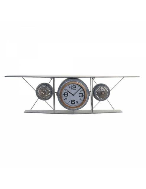 No dejarás de mirar la hora en el reloj pared avioneta vintage Olivia de diseño vintage.