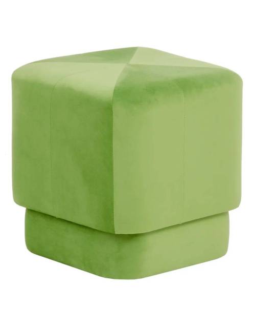 El puff Square terciopelo verde, es el complemento ideal para tu hogar. El asiento está  revestido en suave terciopelo.