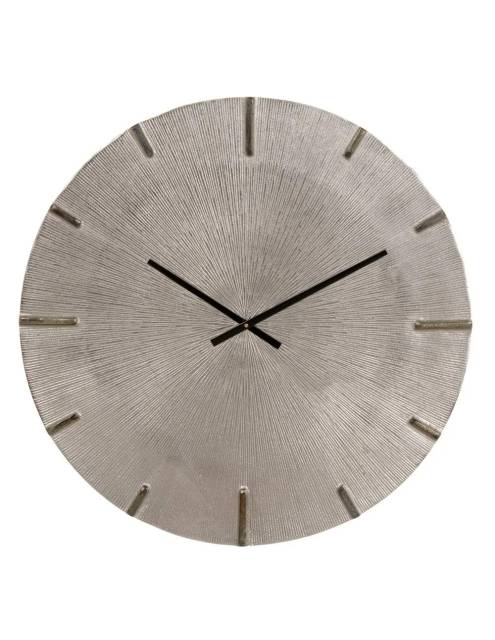 Te proponemos el reloj de pared Luna Lunae aluminio. Reloj no marques las horas que ya me las marca la luna.