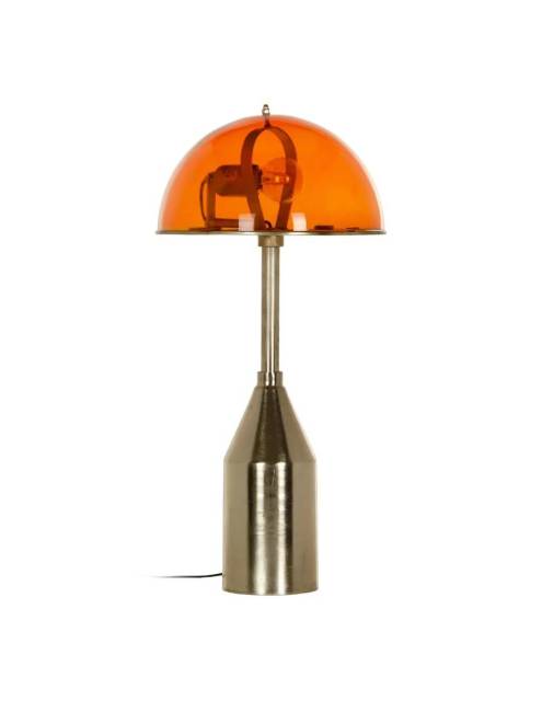 Lámpara de Sobremesa Marte Orange de elegante y ecléptico diseño. Colores de otoño