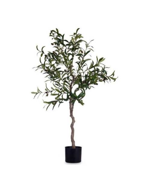 Planta artificial olivo oliva, un elemento decorativo del campo a la casa. ¡Prohibido comerse las aceitunas!