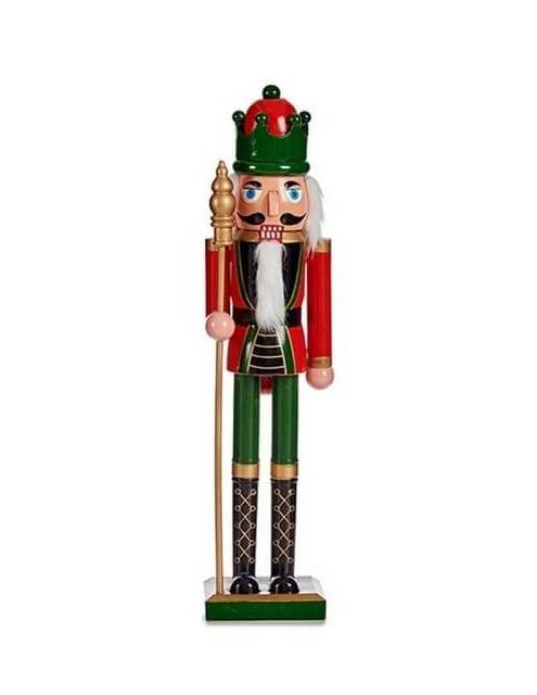Guardián de navidad Nikolaus gigante, una pieza decorativa navideña de gran tamaño con música y movimiento.