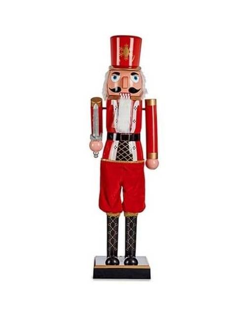 Guardián de navidad Razvan gigante, otra divertida pieza decorativa navideña de gran tamaño de la familia cascanueces