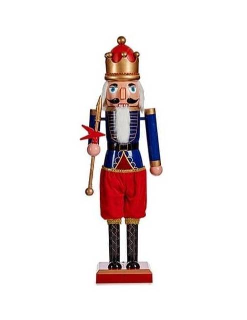 El Guardián de navidad Zarek gigante es otro componente de la familia cascanueces navideños