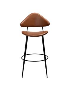 Diseñado por Amtorp design, el taburete alto original Napoleón cuero,  tiene un respaldo puntiagudo 2
